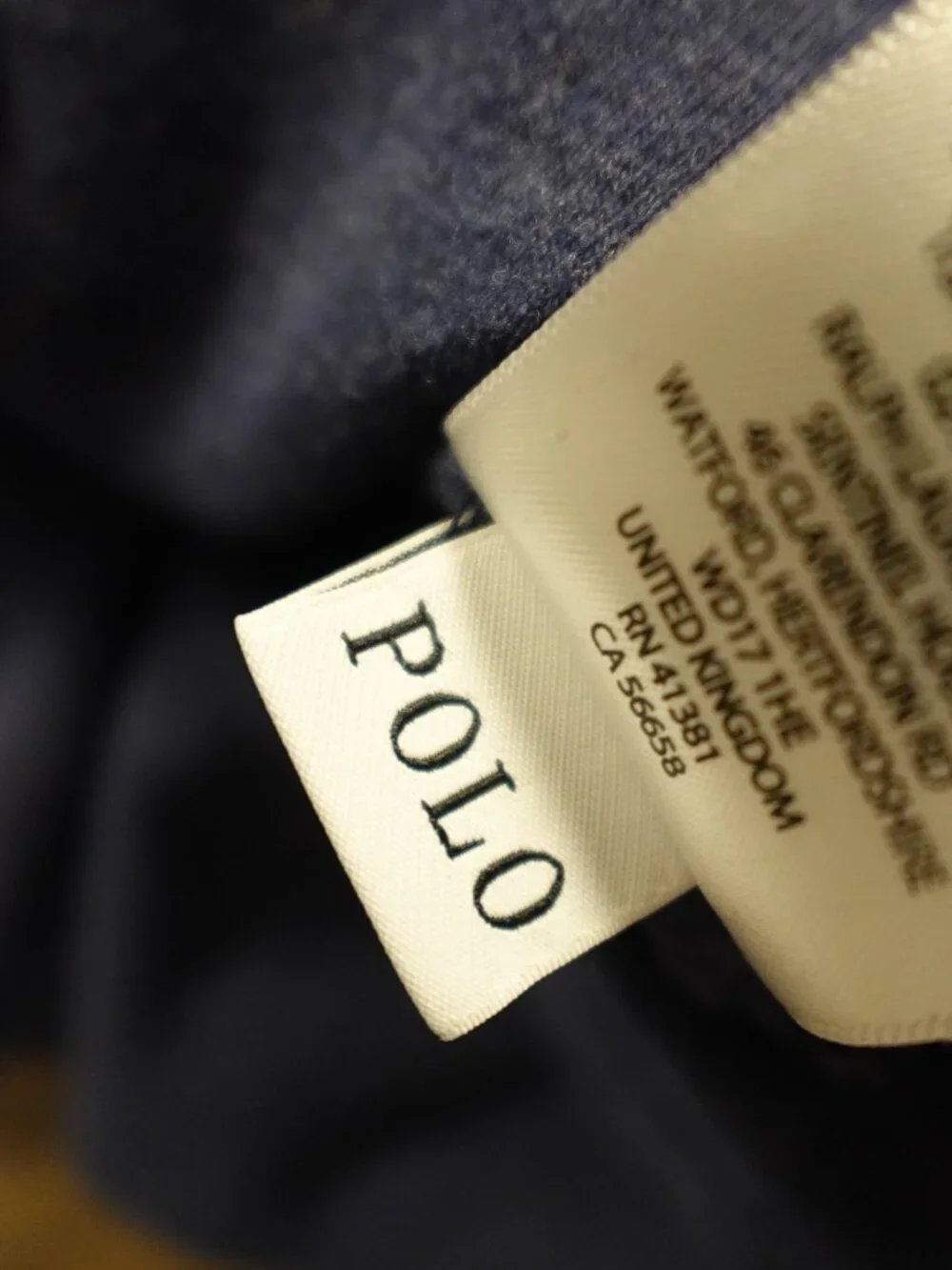 Polo Ralph Lauren Full Zip Jacket Men’s 5XB Big Blue Pony Logo Sweatshirt